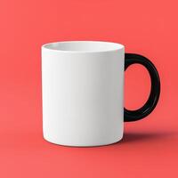 AI generated coffee cup mockup photo