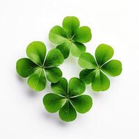 AI generated clover leaf photo