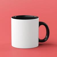 AI generated coffee cup mockup photo