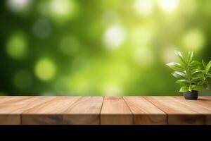 AI generated podium promotion product table photo