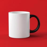 AI generated coffee cup mockup photo