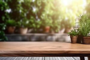 AI generated podium promotion product table photo