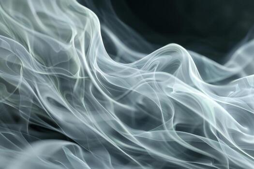 AI generated This is a close-up photo of a glossy object with flowing, organic shapes and smooth, fluid-like curves reminiscent of petals or liquid forms. abstract background fluid and flower forms