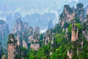 zhangjiajie montañas, China foto