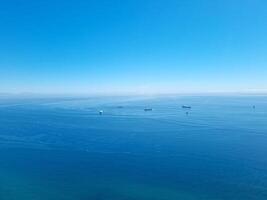 Panoramic of the Strait of Gibraltar photo