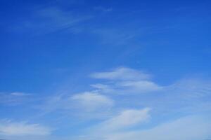 Sapphire Horizons, Enchanting Blue Sky and Gorgeous Clouds photo