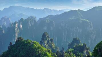 Zhangjiajie mountains, China photo