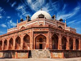 la tumba de humayun Delhi, India foto