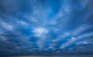 Dramatic stormy sky photo