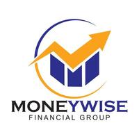 Moneywise logo design vector