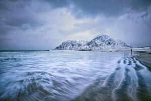 Coast of Norwegian sea photo