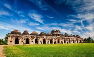 Ancient ruins of Elephant Stables photo