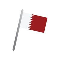 qatar flag icon vector