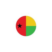 Guinea Bissau bandera icono vector