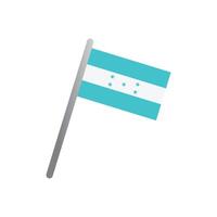 Honduras bandera icono vector