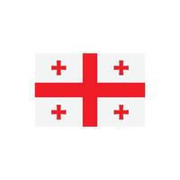 georgia flag icon vector