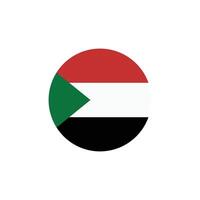 sudan flag icon vector