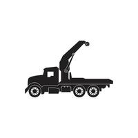 Tow truck icon vector