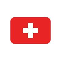 Switzerland flag icon vector