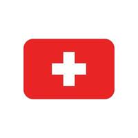 Switzerland flag icon vector