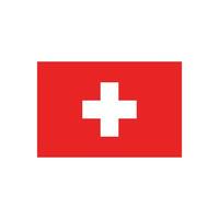 Suiza bandera icono vector