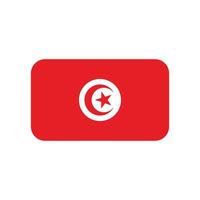 Tunisia flag icon vector