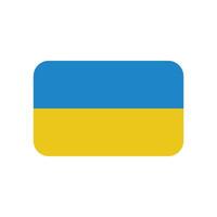 Ukraine flag icon vector