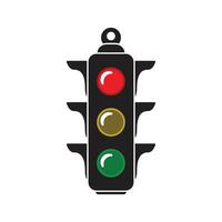 traffic light icon vector