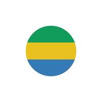 gabon flag icon vector