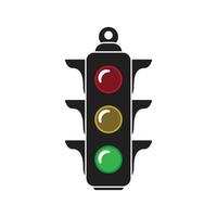 traffic light icon vector