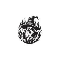 Wizard or Witch Logo Images vector