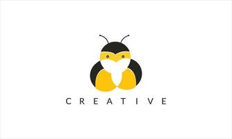 honey Bee animals logo vector