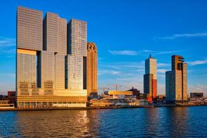 Rotterdam paisaje urbano , Países Bajos foto