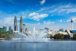 horizonte de kuala lumpur foto