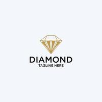 AI generated Diamond logo design stylish diamond success company icon vector