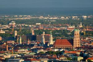 Aerial view of Munich. Munich, Bavaria, Germany photo