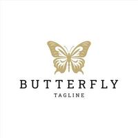 AI generated Butterfly logo icon design vector template