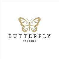 AI generated Butterfly logo icon design vector template