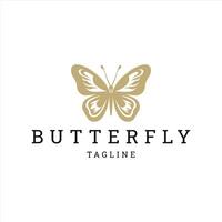 AI generated Butterfly logo icon design vector template