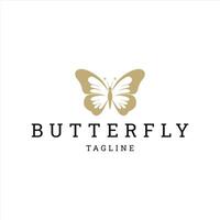 AI generated Butterfly logo icon design vector template
