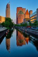 Skyscrapers in The Hague, Netherlands photo