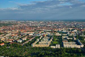 Aerial view of Munich. Munich, Bavaria, Germany photo