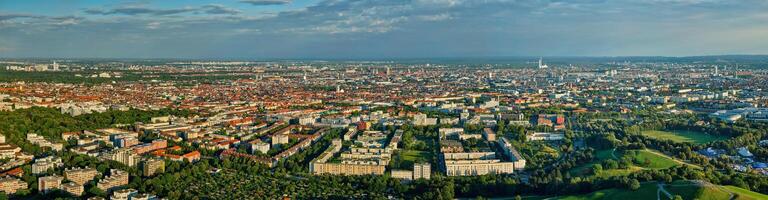 Aerial panorama of Munich. Munich, Bavaria, Germany photo