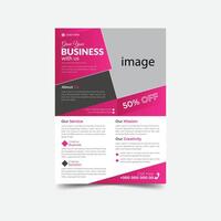 Business flyer design template vector