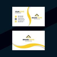 Professional business card template vector eps