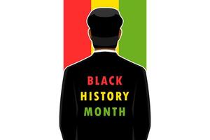 Black history month celebration. African American History. Design for poster, card, banner background, Vector illustration.