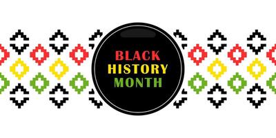 Black history month celebration. African American History. Design for poster, card, banner background, Vector illustration.