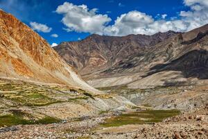 Kardung village in Himalayas photo