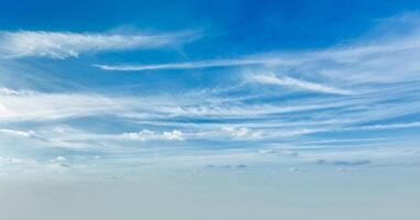 Blue sky with clouds photo