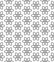 Black and white seamless abstract pattern. Background and backdrop. Grayscale ornamental design. vector